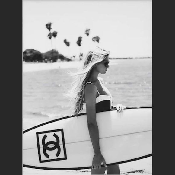“Little Surfer Girl” Luxury Designer Pop Art - 11 x 14 (PAXX025)